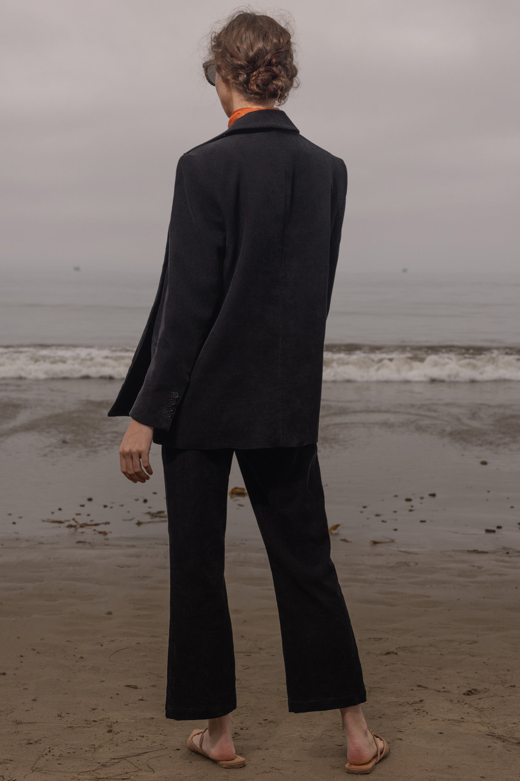 Francoise Blazer - Noir Corduroy - Heidi Merrick