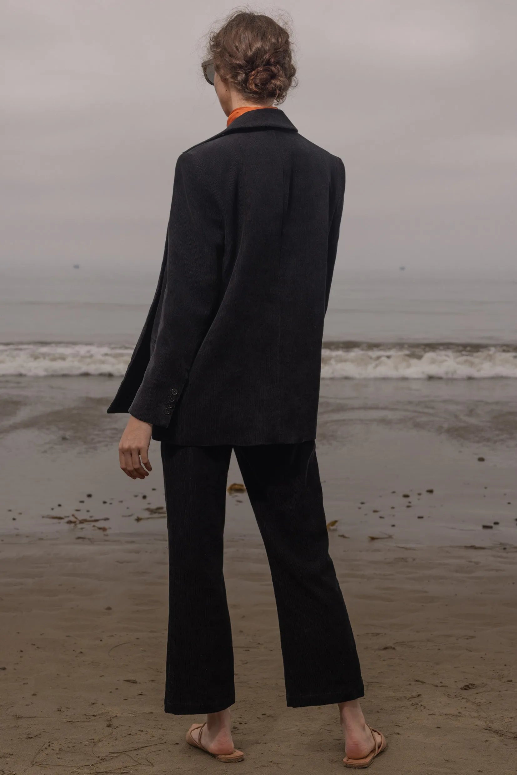 Francoise Blazer - Noir Corduroy - Heidi Merrick