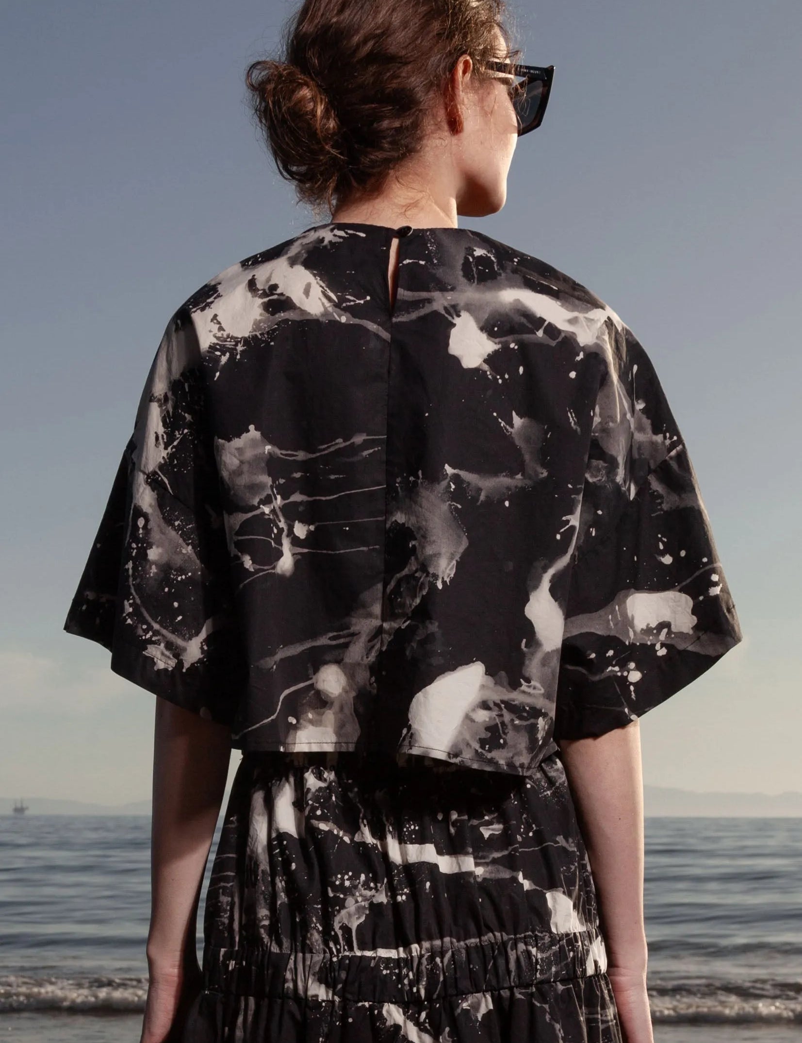 Mojave Top - Inghua Shirting - Heidi Merrick