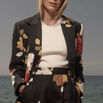 Wallace Blazer - English Rose Linen - Heidi Merrick