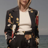 Wallace Blazer - English Rose Linen - Heidi Merrick