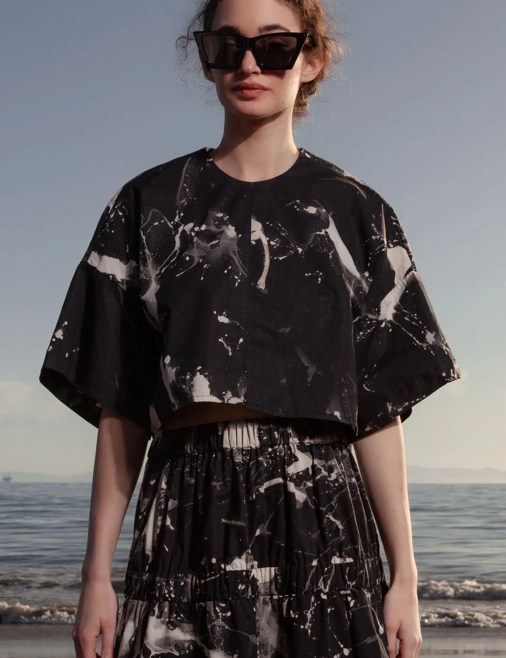 Mojave Top - Inghua Shirting - Heidi Merrick