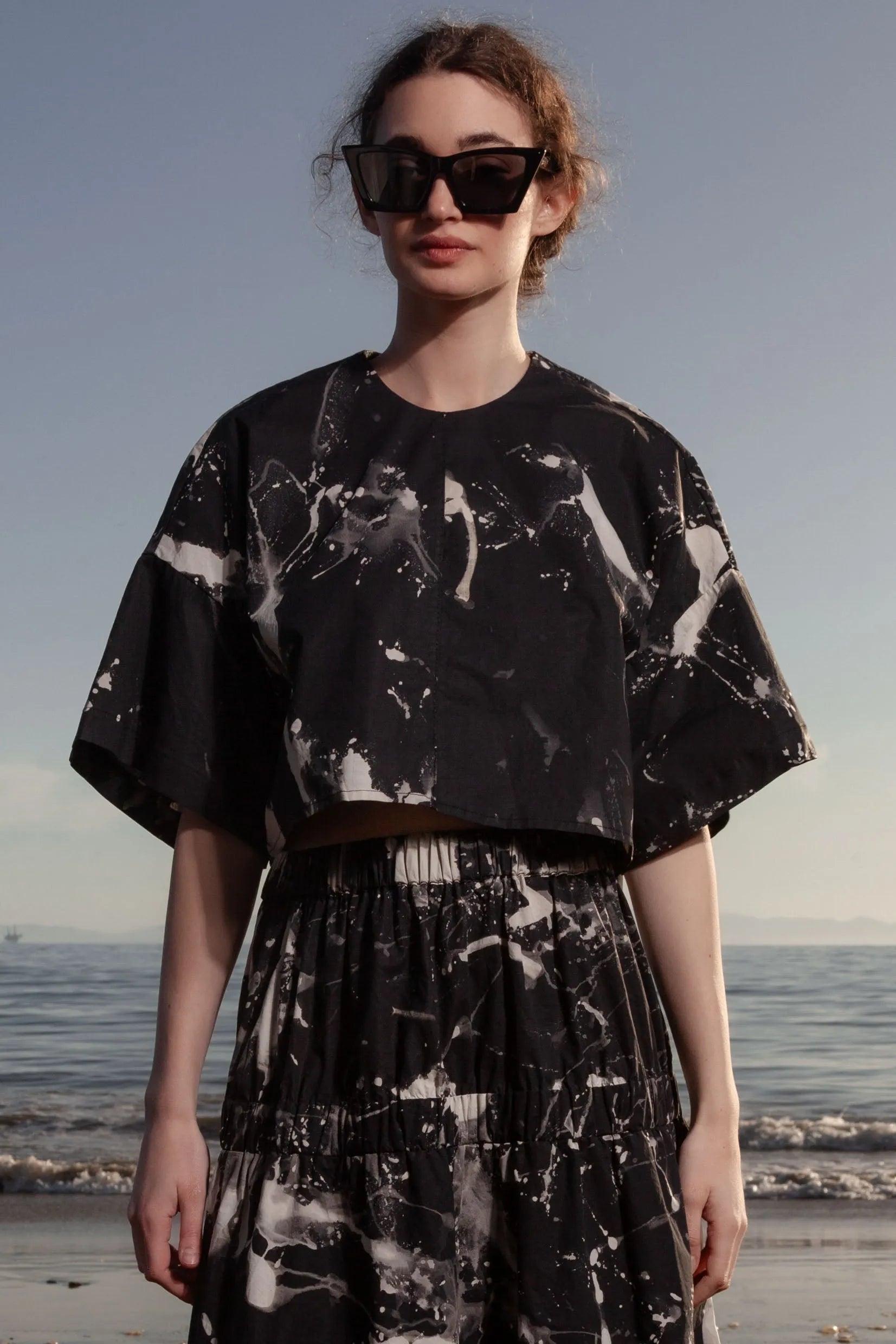Mojave Top - Inghua Shirting - Heidi Merrick