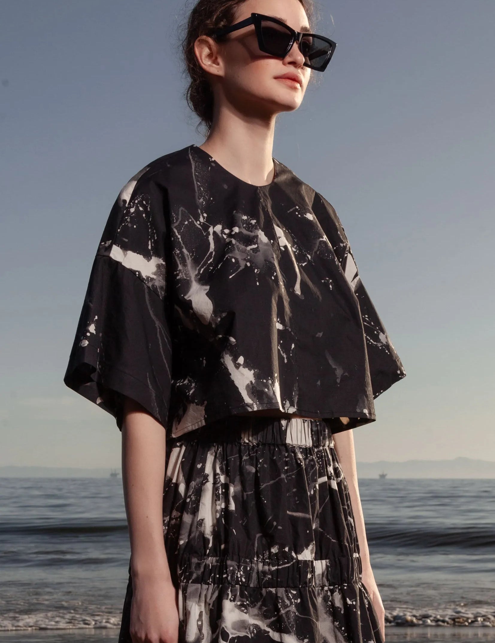 Mojave Top - Inghua Shirting - Heidi Merrick