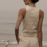 Stone Tank - Ivory - Heidi Merrick