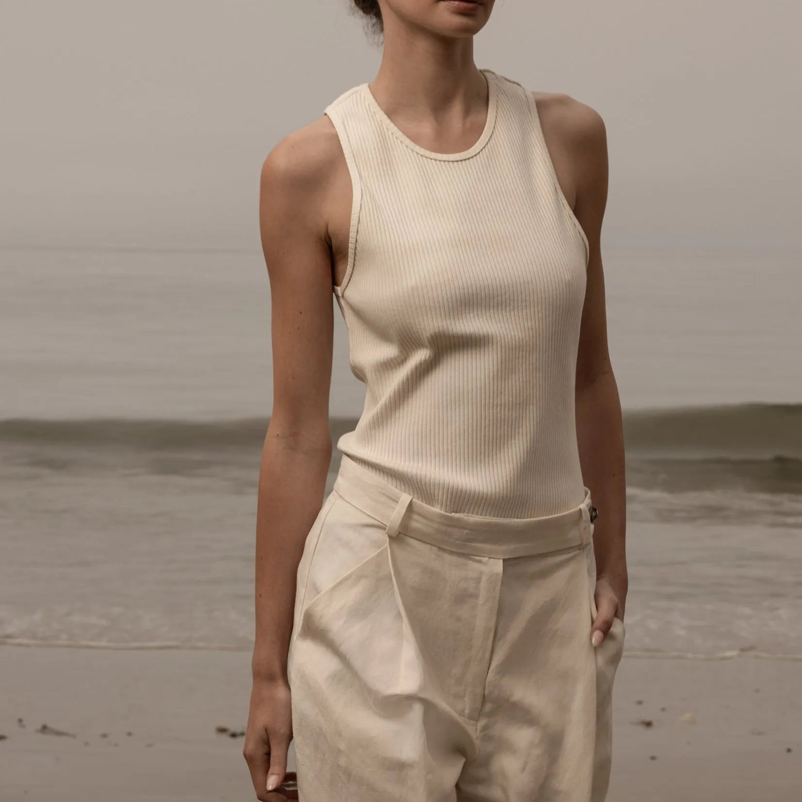 Stone Tank - Ivory - Heidi Merrick