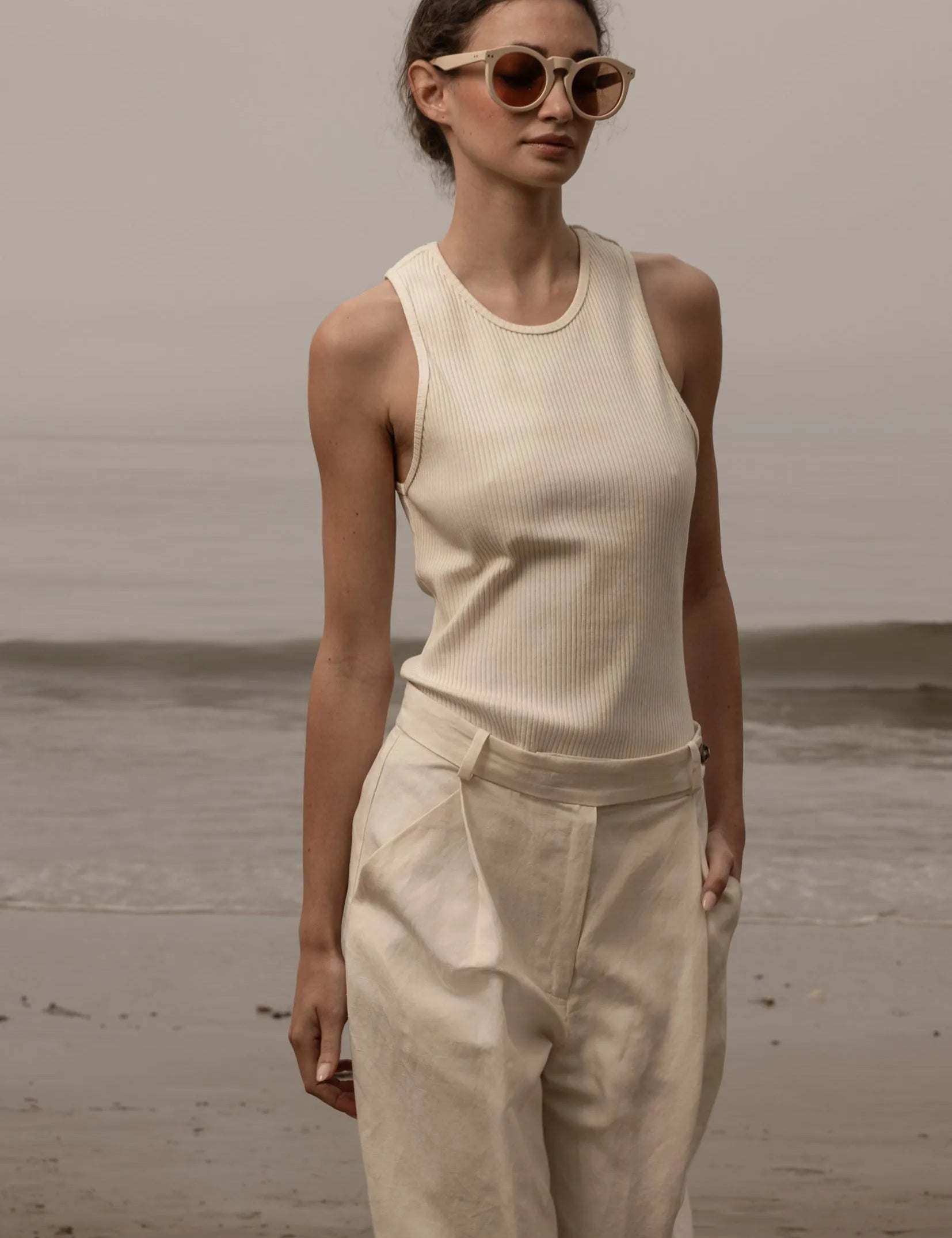 Stone Tank - Ivory - Heidi Merrick
