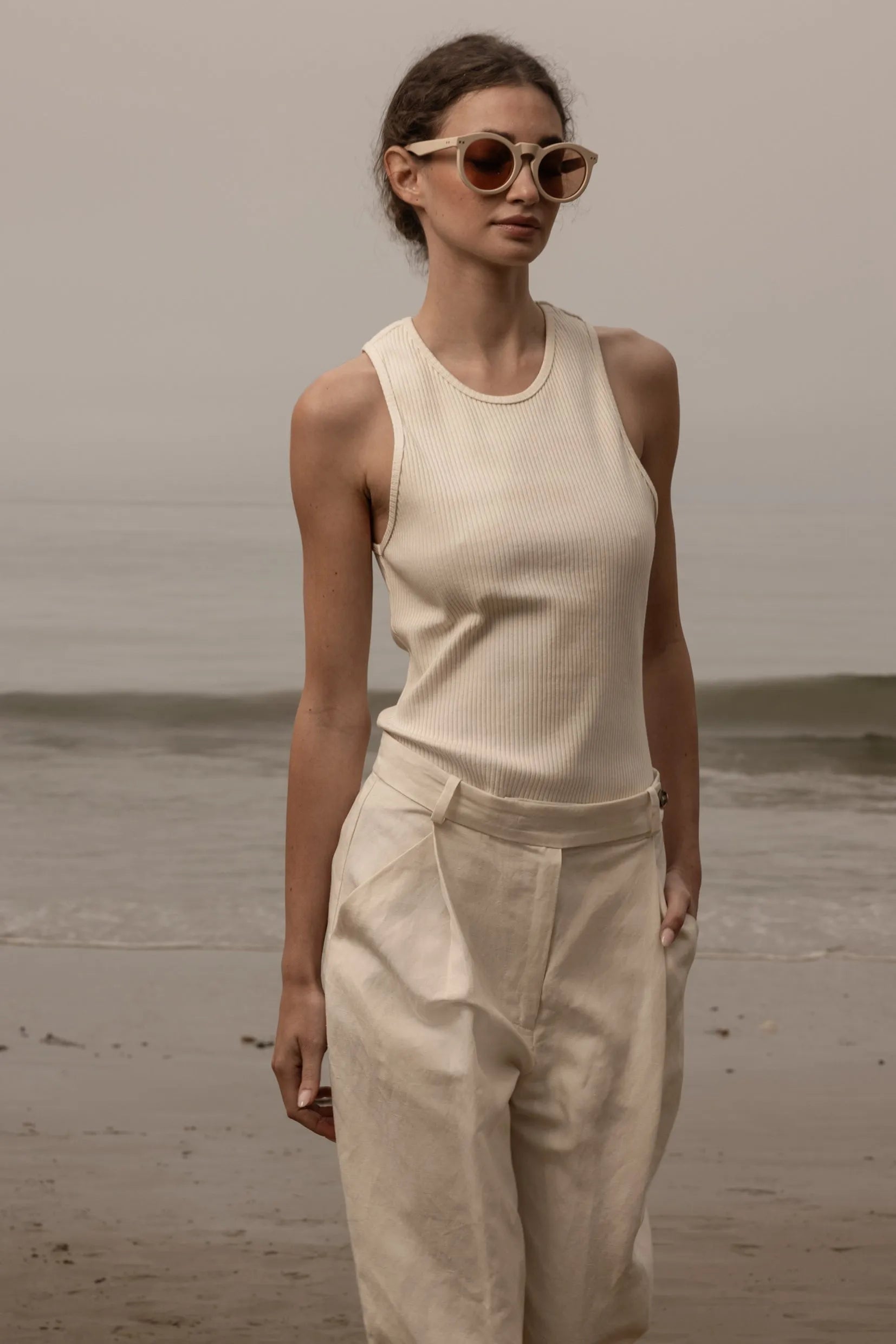 Stone Tank - Ivory - Heidi Merrick