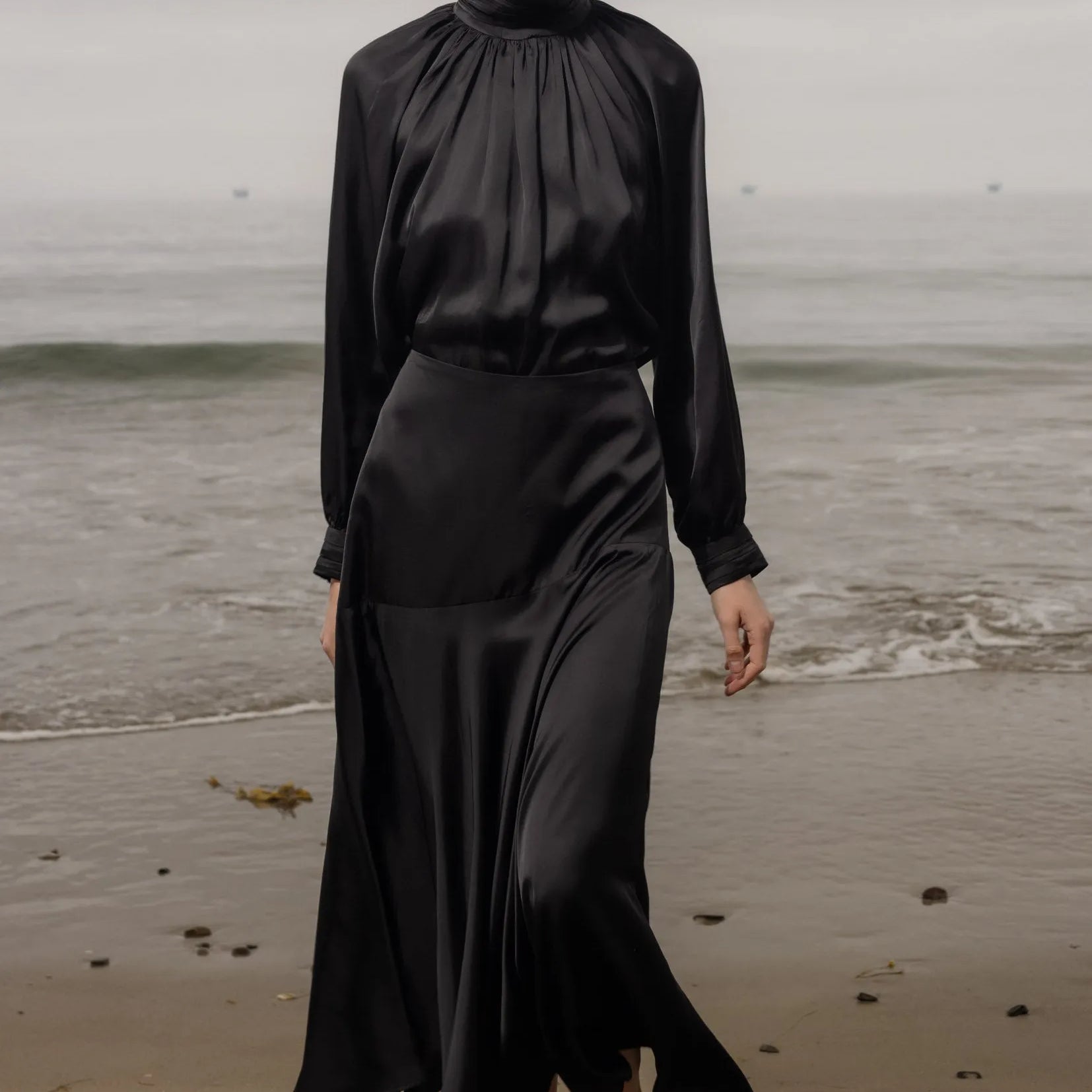 Kite Skirt - Noir - Heidi Merrick