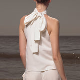 Nysa Top - Ivory Silk Noil