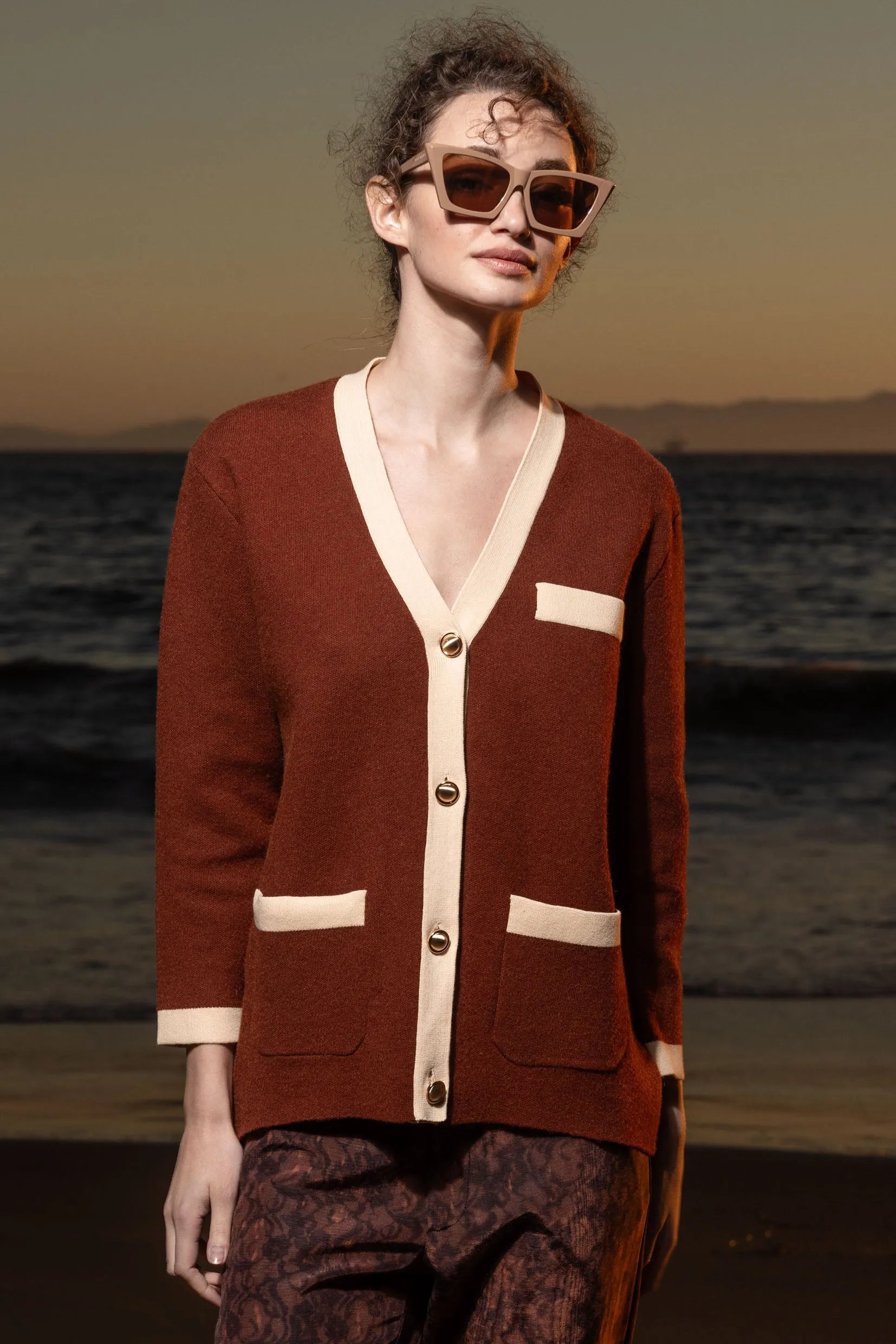 Finny Cardigan - Sienna - Heidi Merrick
