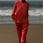 Stallion Top - Cotton Lurex Gauze - Heidi Merrick