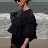 Moon Top - Noir - Heidi Merrick