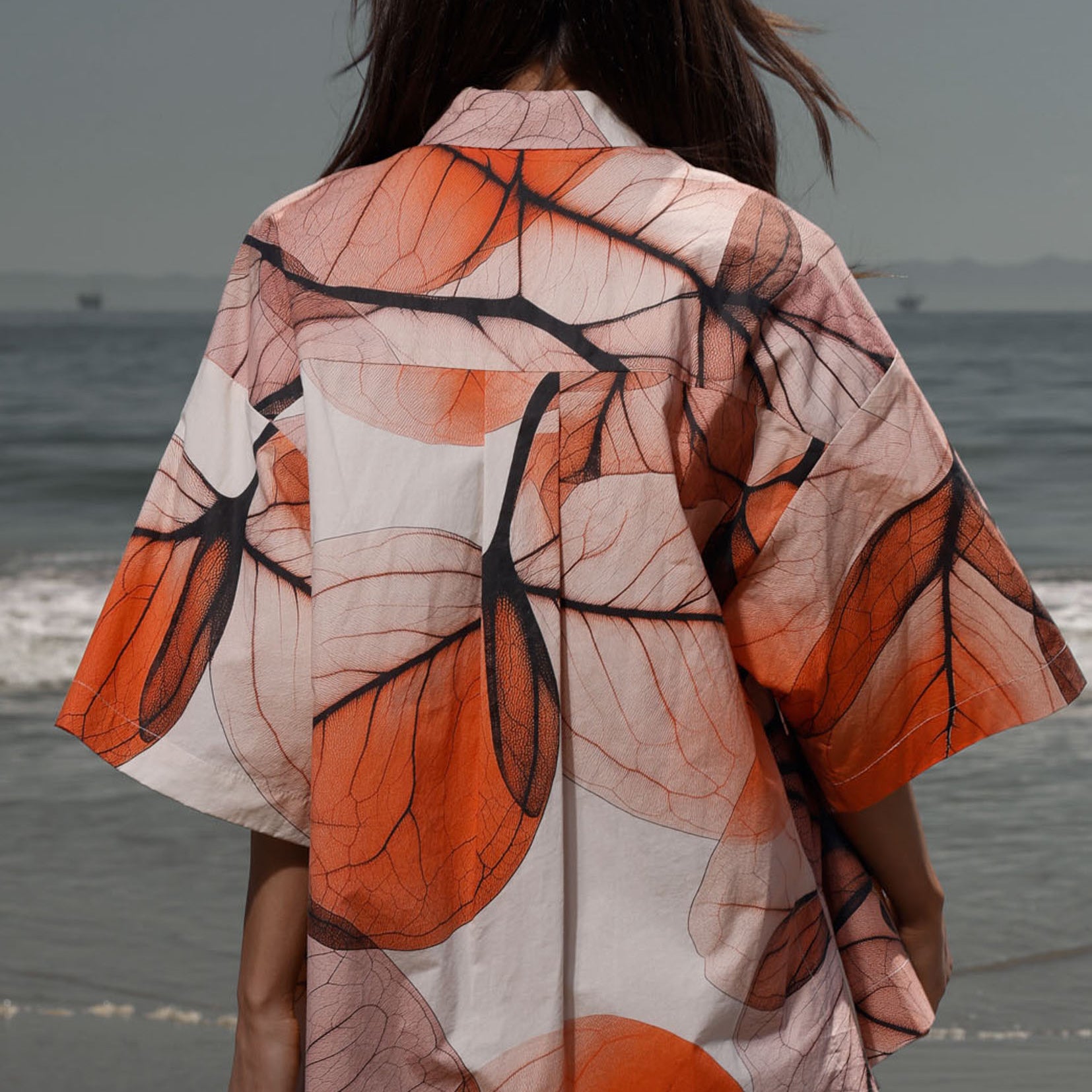 Aloha Shirt - Bougainvillea Shirting - Heidi Merrick
