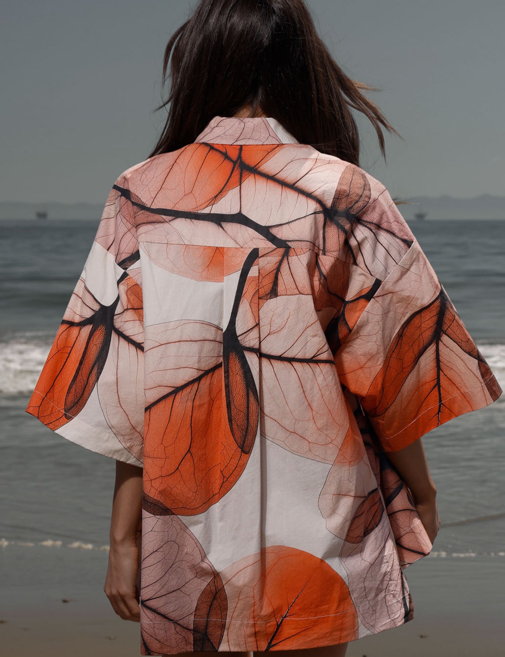 Aloha Shirt - Bougainvillea Shirting - Heidi Merrick