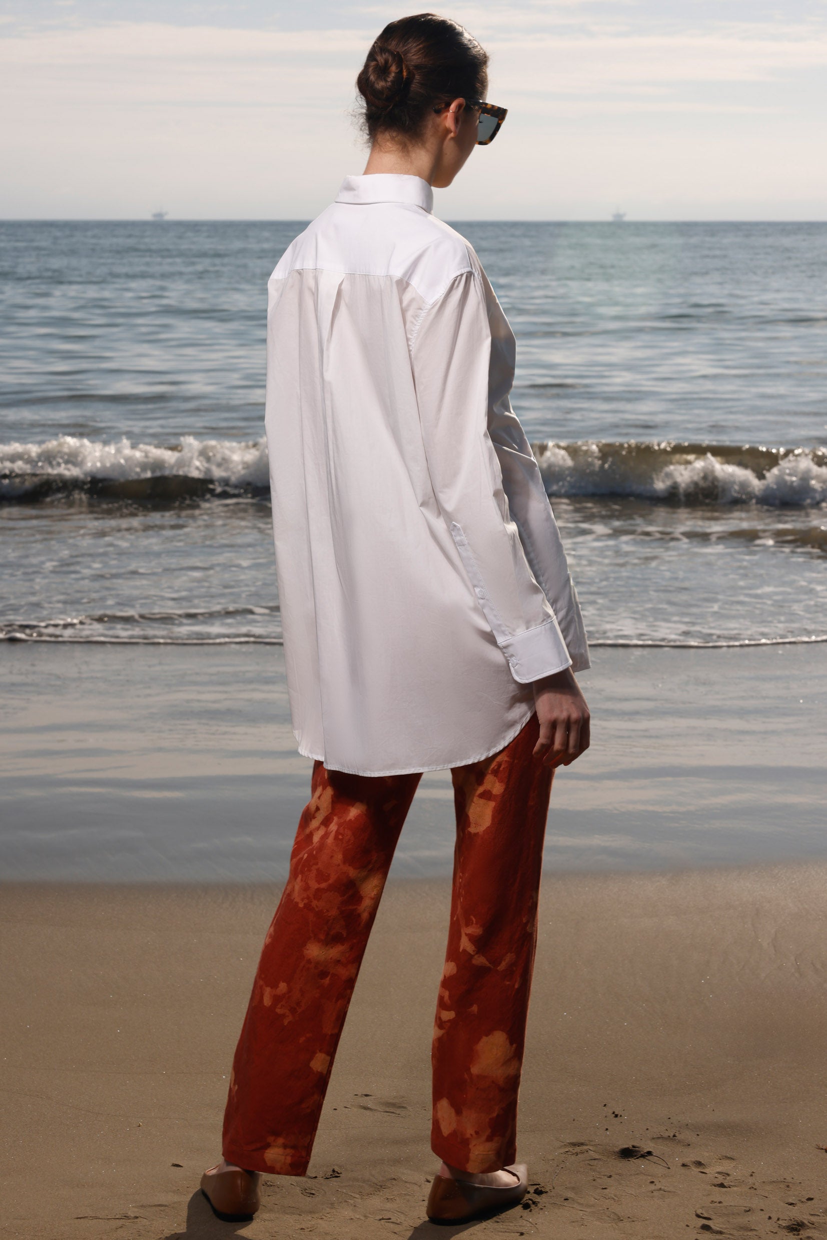 JJ Shirt - White Shirting - Heidi Merrick