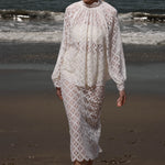 Tara Skirt - Clair de Lune Lace - Heidi Merrick