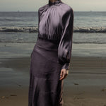 Gale Skirt - Lavender Linen - Heidi Merrick