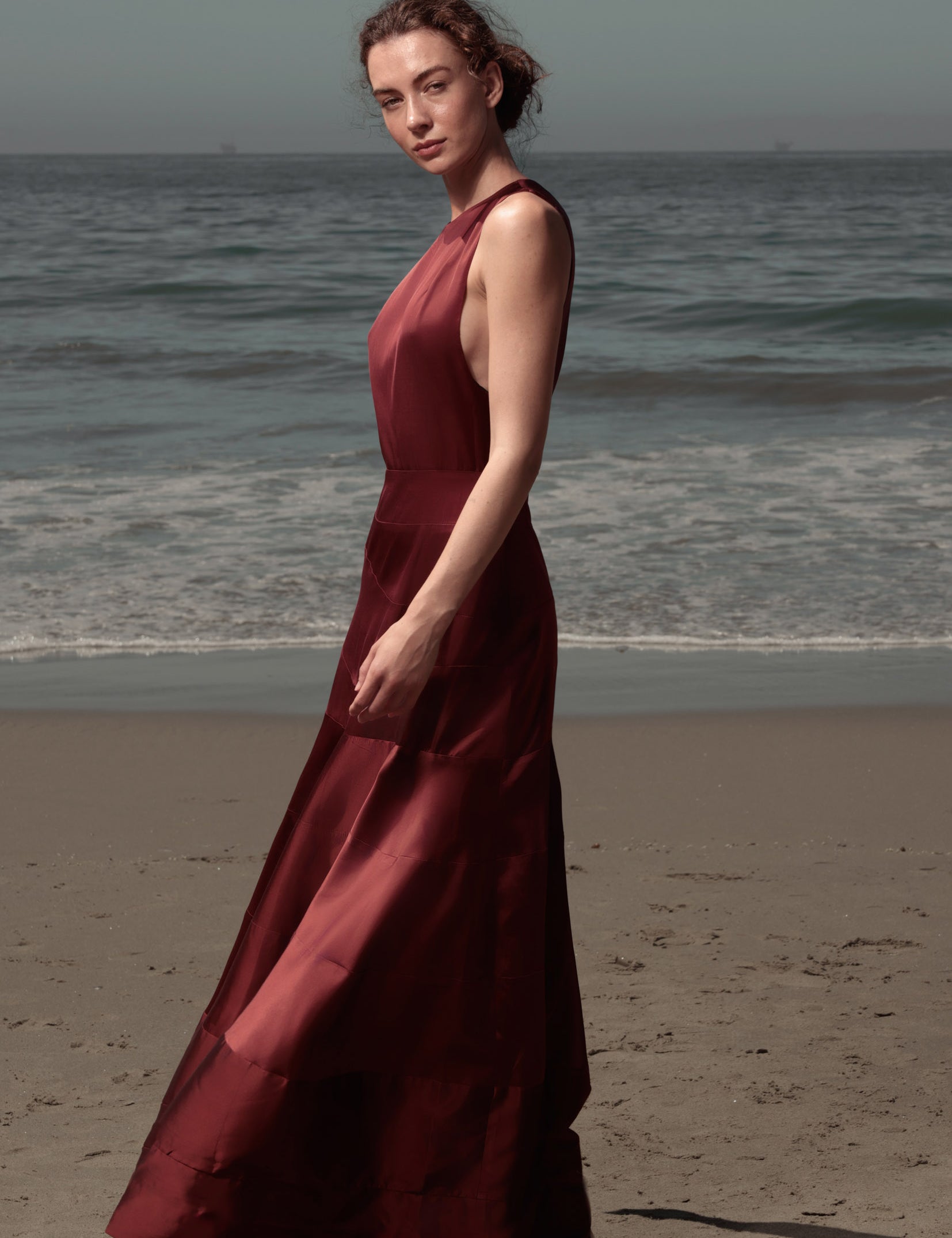 Gale Gown - Burgundy - Heidi Merrick