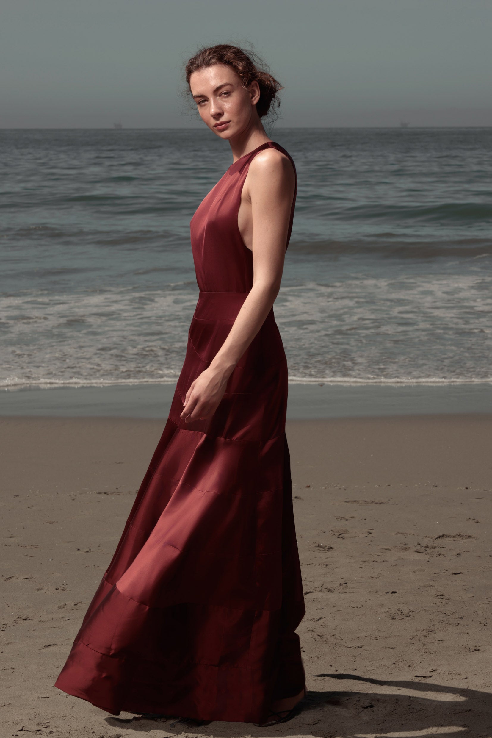 Gale Gown - Burgundy - Heidi Merrick