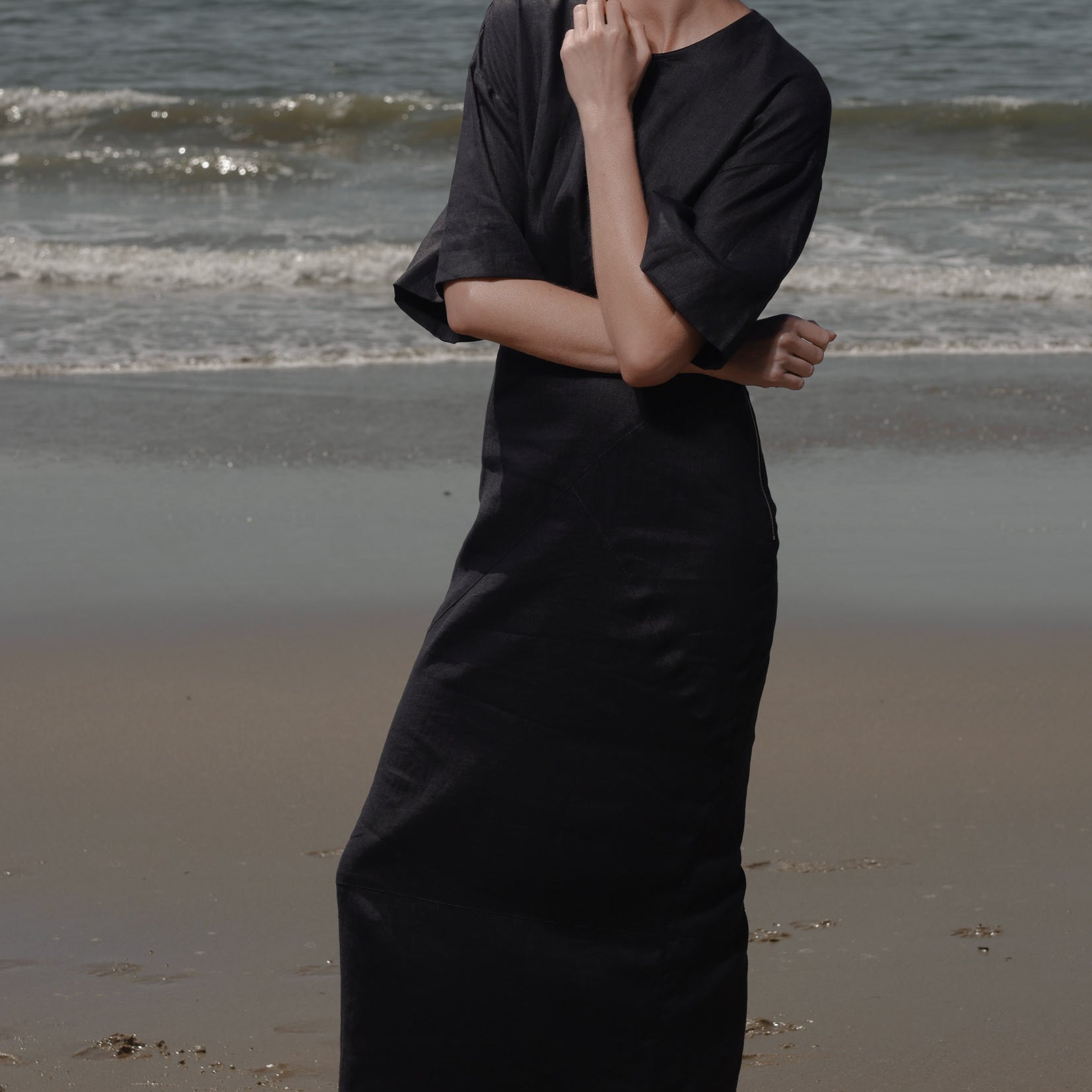 Fauna Dress - Frog Linen - Heidi Merrick