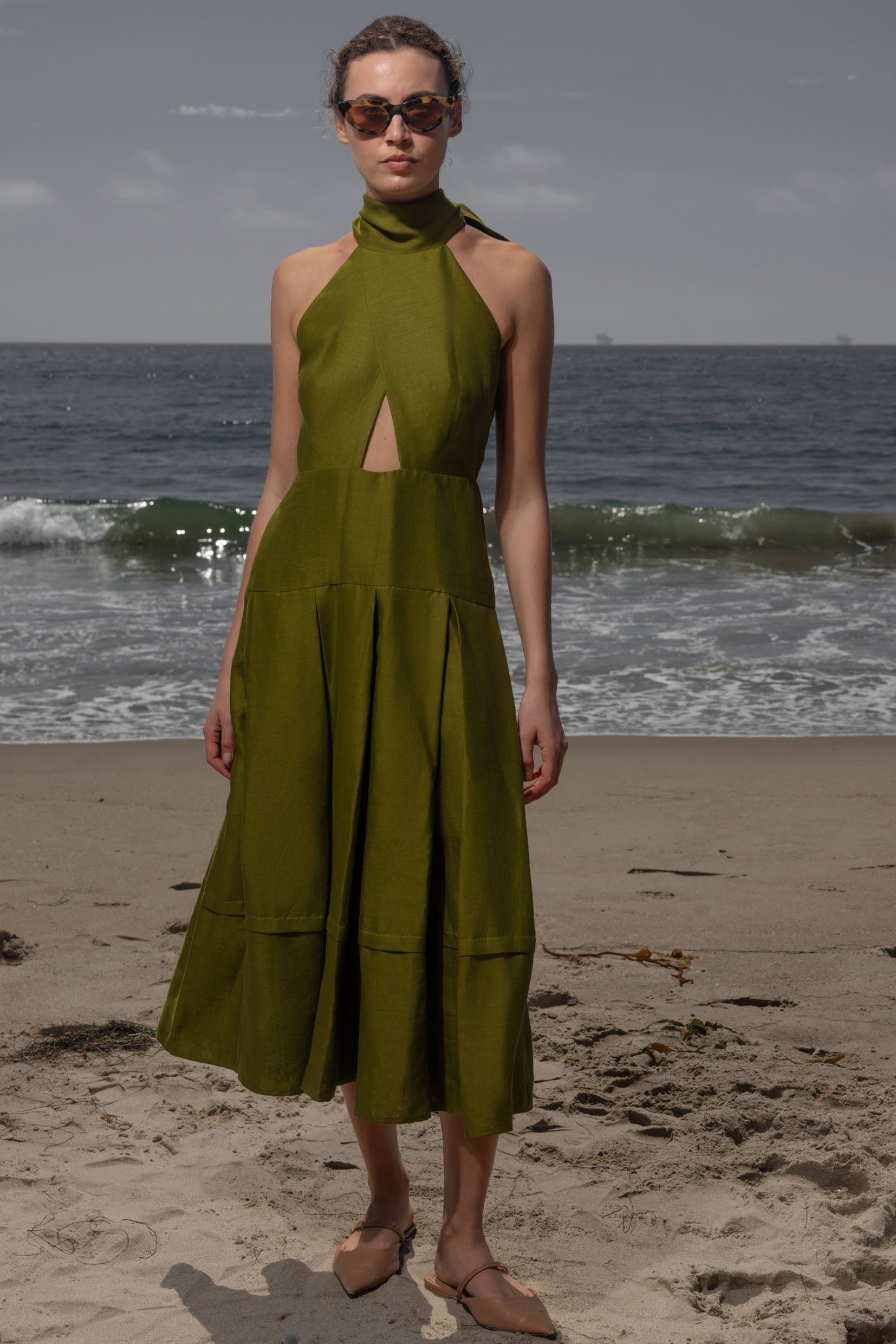 Ginger Dress - Frog Linen - Heidi Merrick