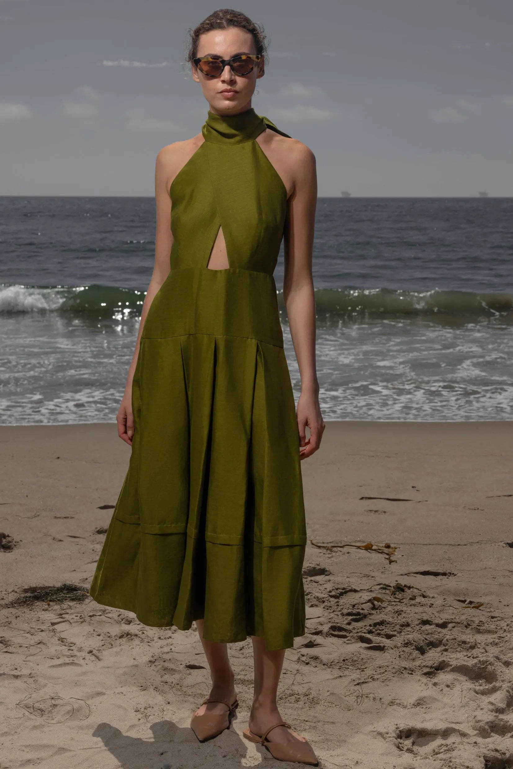 Ginger Dress - Frog Linen - Heidi Merrick