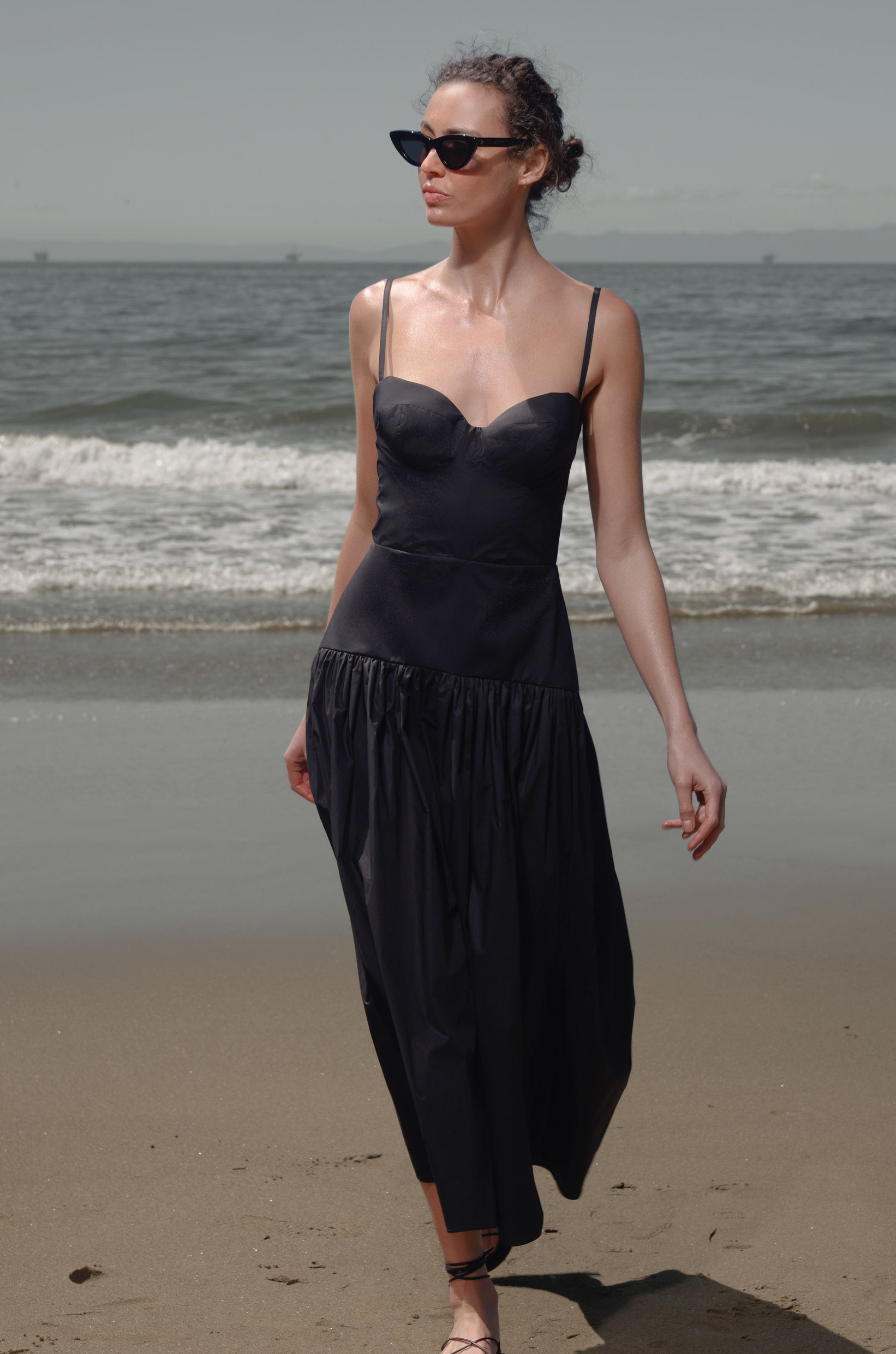 Petit Jardin - Black Shirting - Heidi Merrick