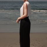Chaplin Pant - Black Linen - Heidi Merrick