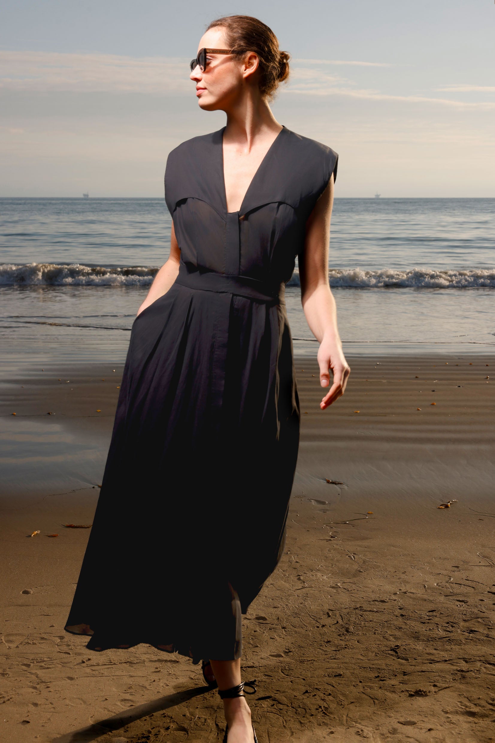 Tasya Dress - Black - Heidi Merrick