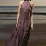 Nysa Dress - Lavender Linen - Heidi Merrick