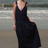 Ballerine Dress - Black Shirting - Heidi Merrick