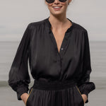 Farah Blouse - Noir - Heidi Merrick
