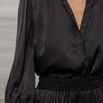 Farah Blouse - Noir - Heidi Merrick