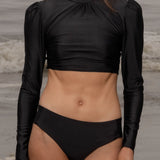 Lautrec Rash Guard - Black - Heidi Merrick