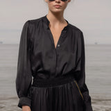 Farah Blouse - Noir - Heidi Merrick