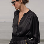 Farah Blouse - Noir - Heidi Merrick