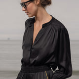 Farah Blouse - Noir - Heidi Merrick