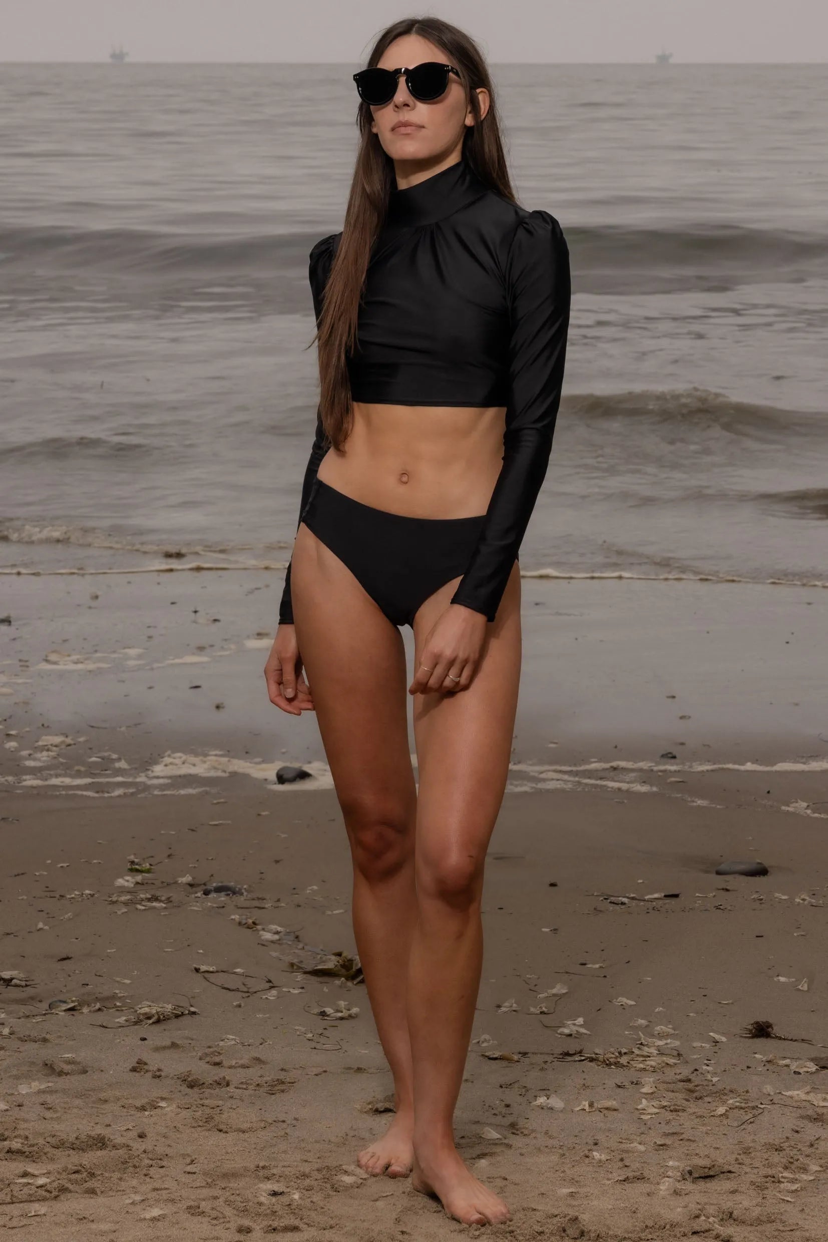 Lautrec Rash Guard - Black - Heidi Merrick