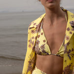 Bali Shirt - Yellow Batik - Heidi Merrick