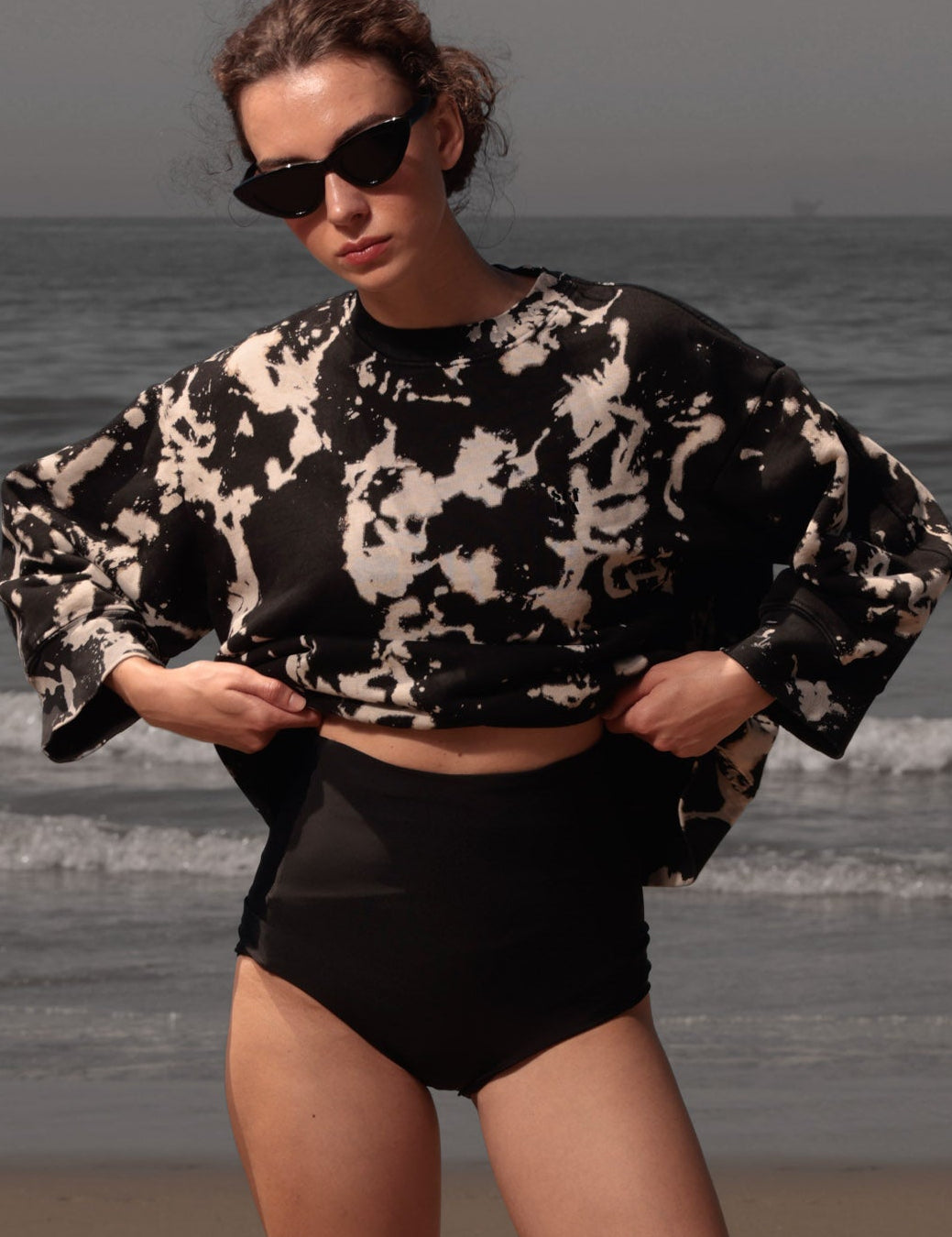 Barrel Sleeve 70's SRF LA Crewneck - Ingua - Heidi Merrick