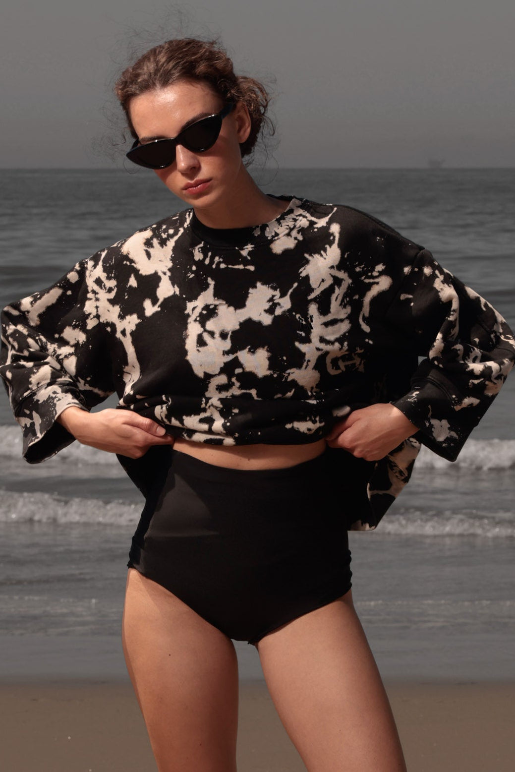 Barrel Sleeve 70's SRF LA Crewneck - Ingua - Heidi Merrick