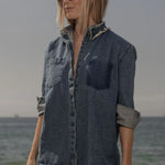 Lisi Top - Denim - Heidi Merrick