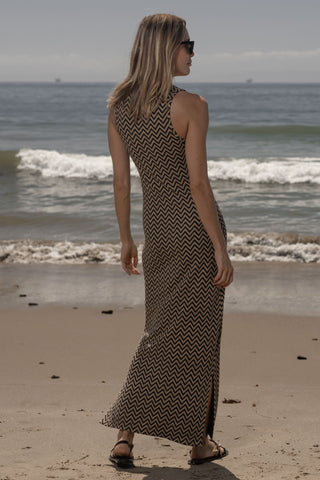 Stone Tank Dress - Chevron