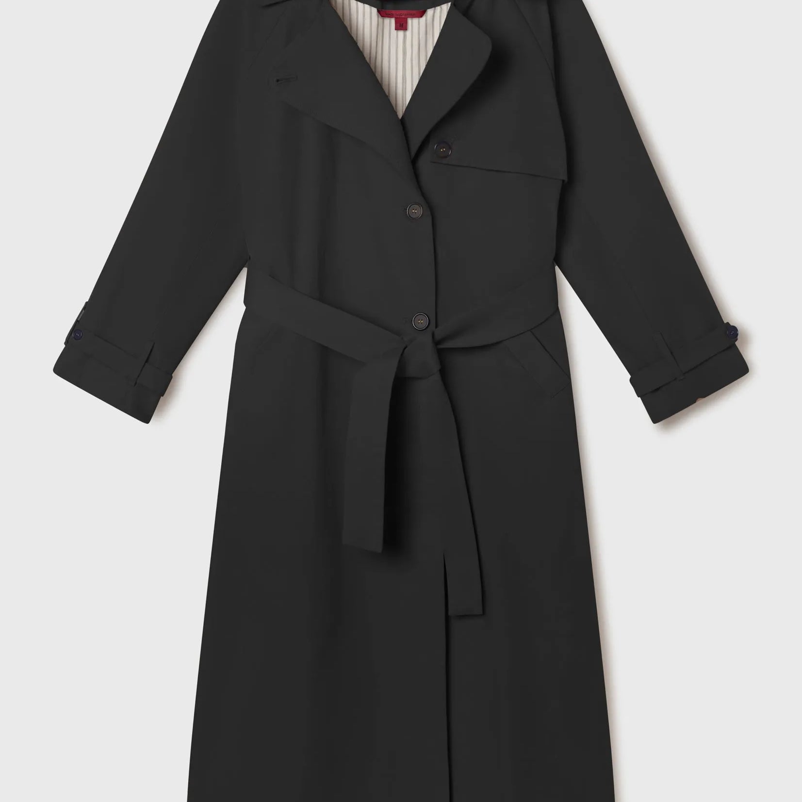 Fog Coat - Black Trench - Heidi Merrick