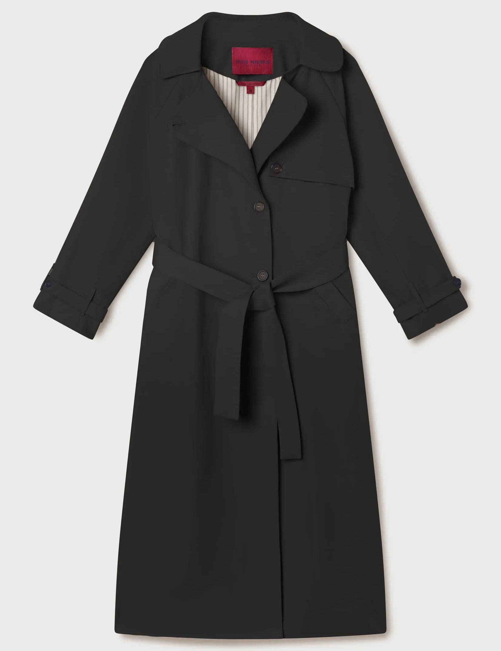 Fog Coat - Black Trench - Heidi Merrick