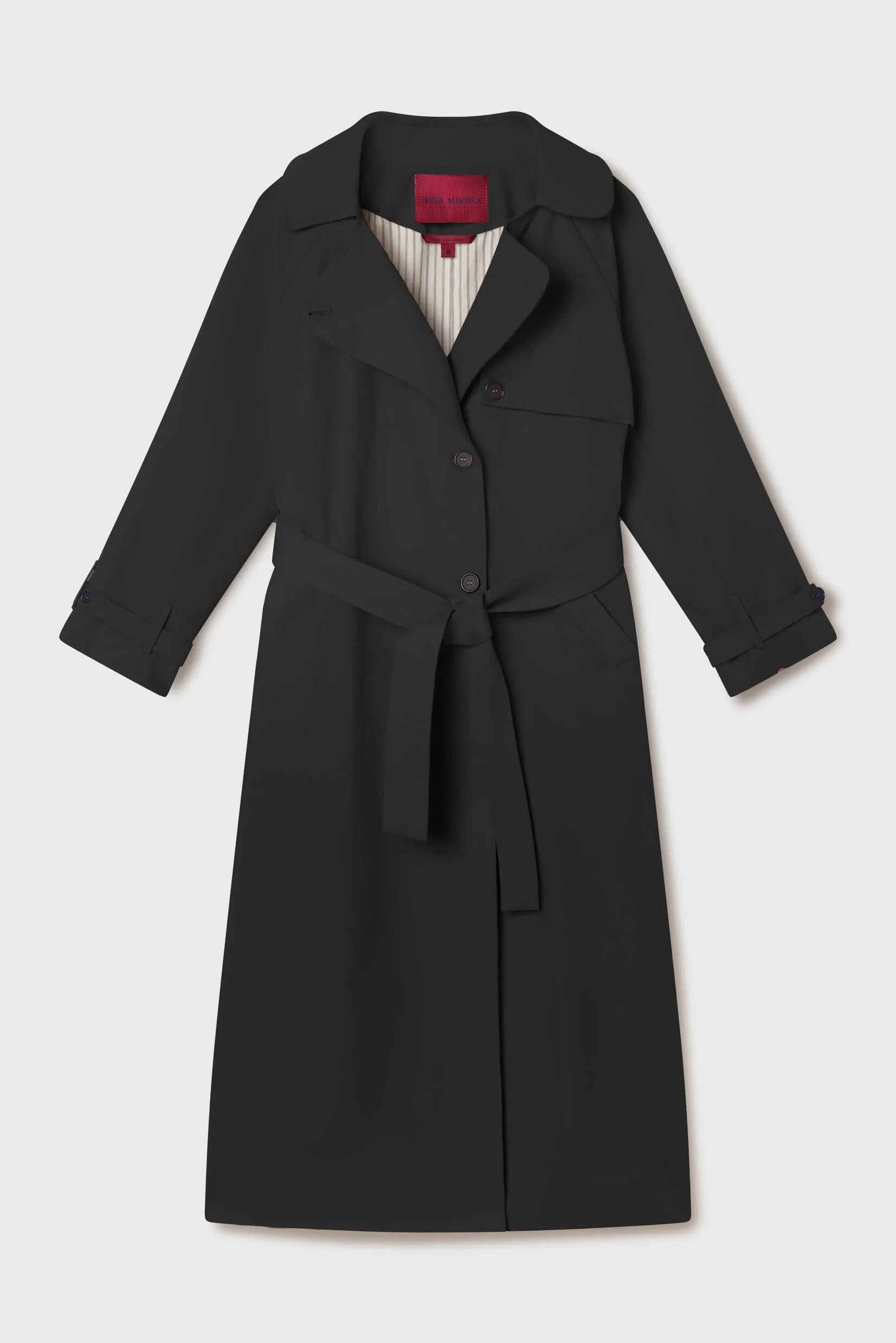 Fog Coat - Black Trench - Heidi Merrick