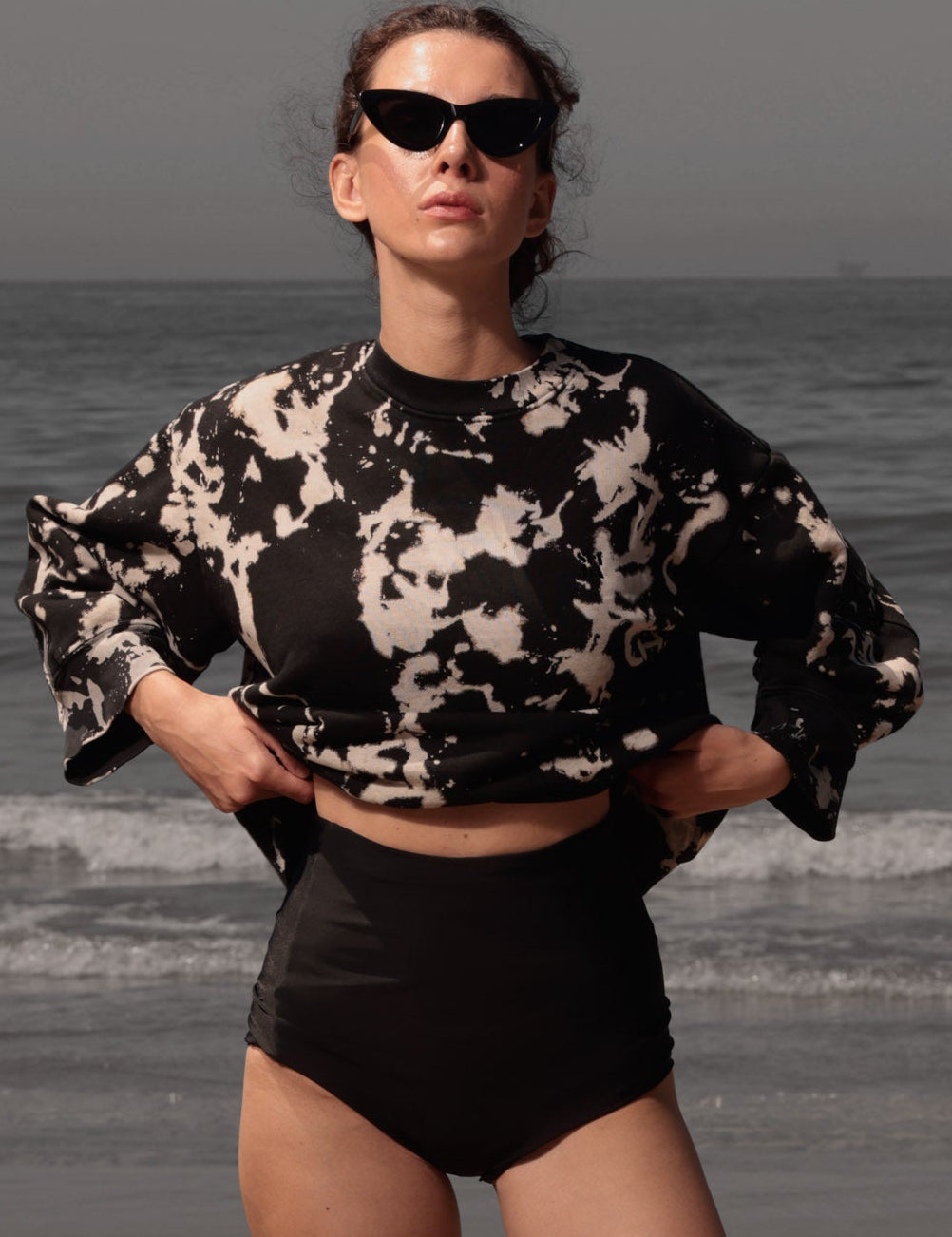Barrel Sleeve 70's SRF LA Crewneck - Ingua - Heidi Merrick
