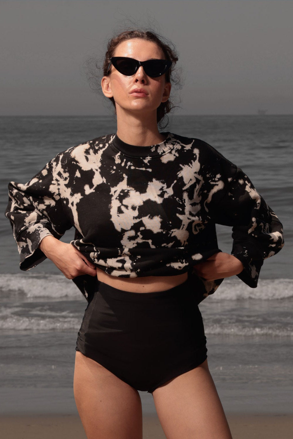Barrel Sleeve 70's SRF LA Crewneck - Ingua - Heidi Merrick