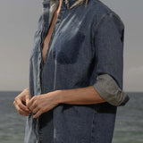 Lisi Top - Denim - Heidi Merrick